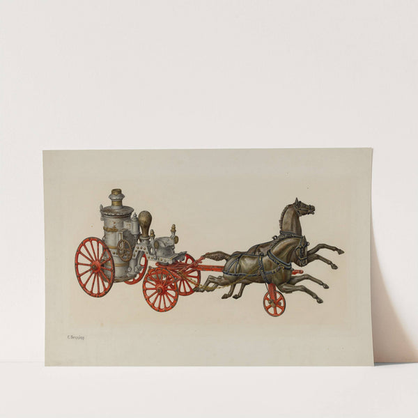 Toy Fire Engine by Charles Henning