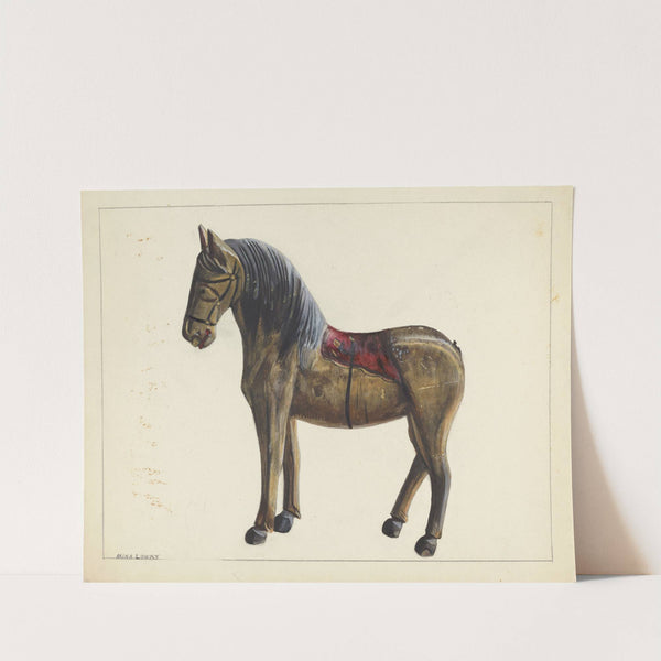 Toy Horse by Mina Lowry