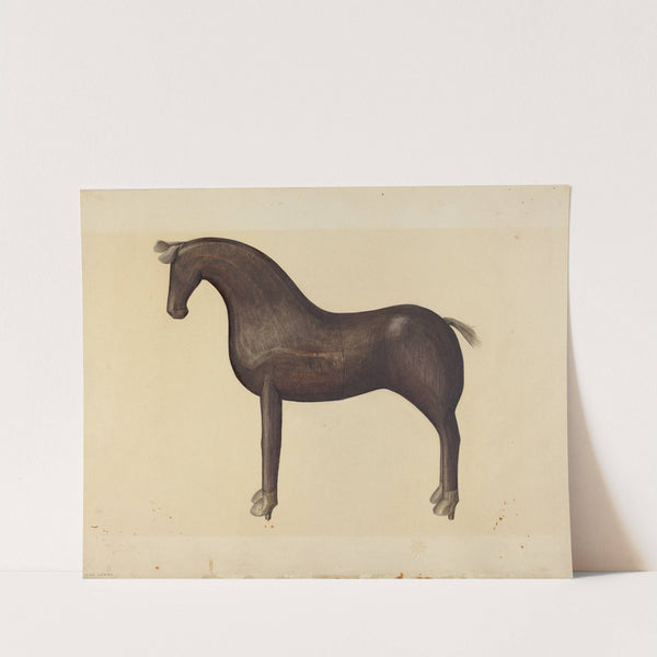 Toy Horse by Mina Lowry