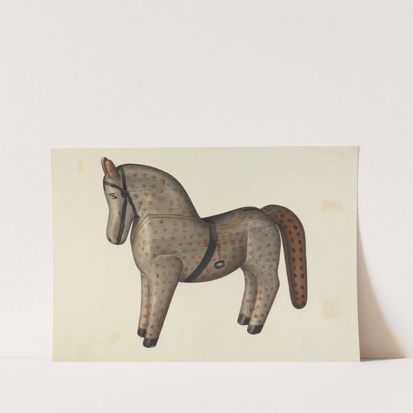 Toy Horse by Mina Lowry