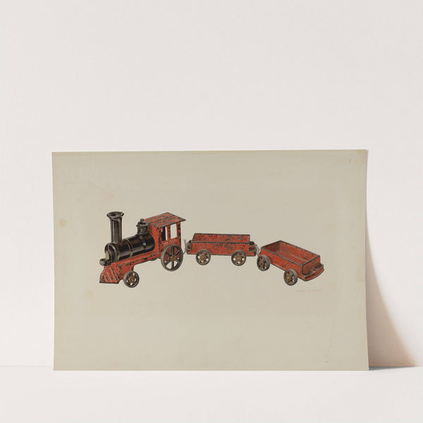 Toy Train (c. 1940) by Robert Clark