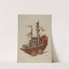 Toy Warship by Frances Lichten