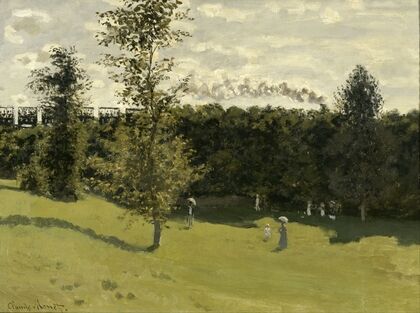 Train in the Countryside (circa 1870)