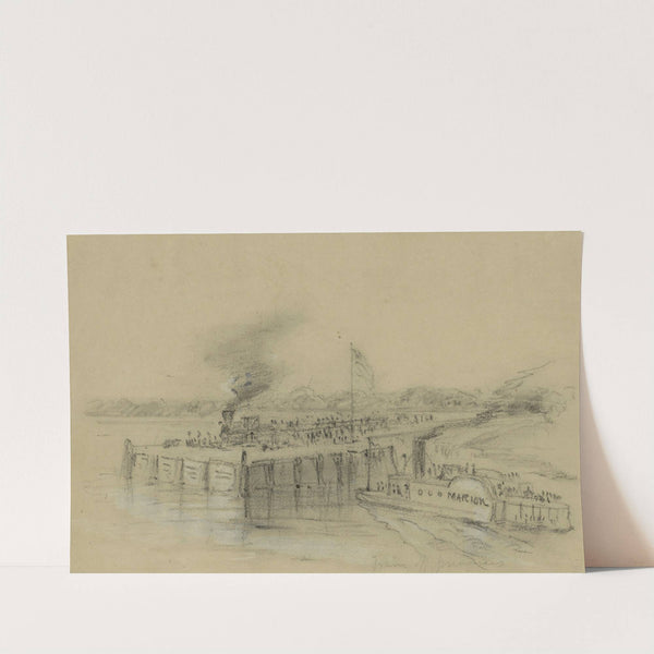 Train of prisoners by Alfred Rudolph Waud