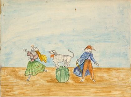 Trained Dogs (ca. 1880)