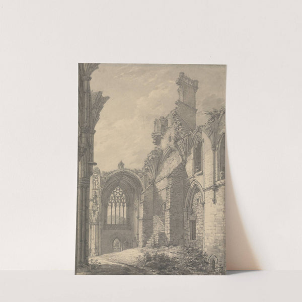 Transept of Melrose Abbey, 1778 Near Old Melrose on the River Tweed, Roxburgh by Thomas Hearne