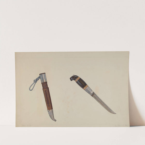 Trapper's Hunting Knife by Cecil Smith