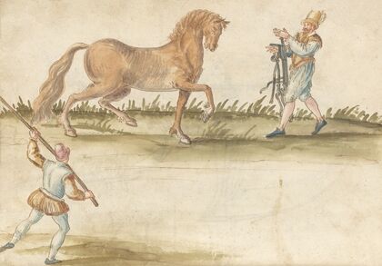 Trattato como se a da inbrigliare il cavallo e de tutti signali Pl.4