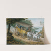 Travel by Stagecoach Near Trenton, New Jersey by Pavel Petrovich Svinin