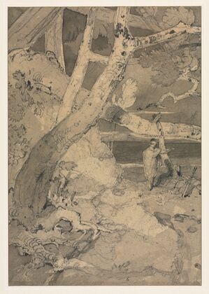 Traveler in a Woodland Landscape (1806)