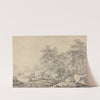 Travelers in a Rocky Wood by Johann Christoph Dietzsch