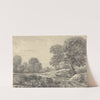 Travelers on a Road in a Wooded Landscape by Jean Baptiste Claude Chatelain