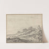 Travellers along the Crest of a Hill by Pieter de Molijn