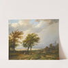 Travellers In A Windswept Landscape by Willem Bodeman