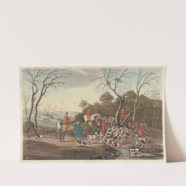 Tree-ing the Fox (1820-1821) by Henry Thomas Alken