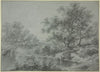 Tree section by the water