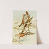 Tree Sparrow,Snowflake by Louis Agassiz Fuertes