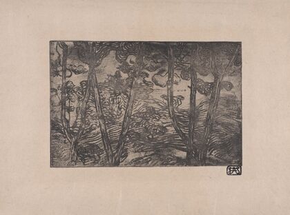 Trees at Night (ca. 1894)
