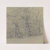 Trees at the edge of the forest by Jakob Maurer