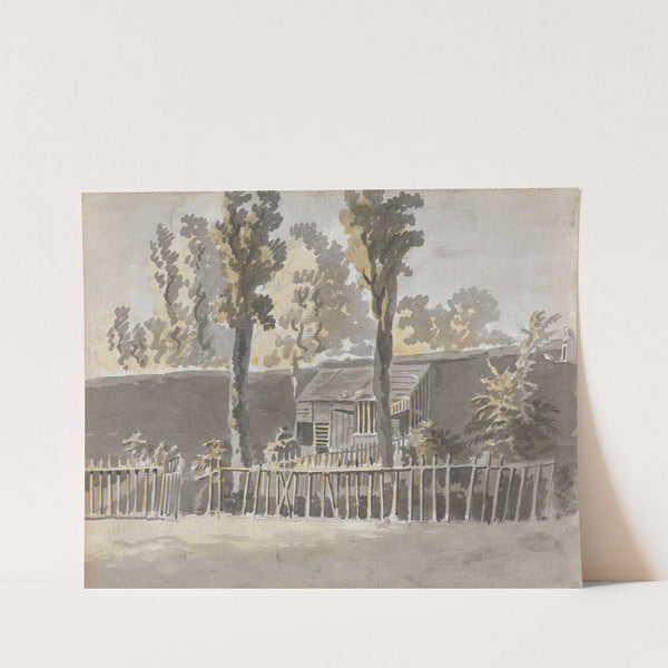 Trees before a House by James Miller