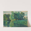 Trees by a Lake (1910) by Childe Hassam