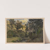 Trees by the Szczawnik II (1850-1881) by Adolf Dressler