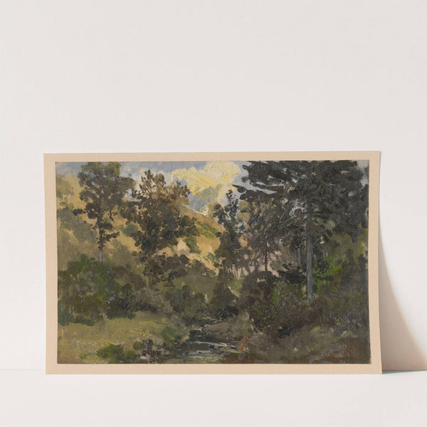 Trees by the Szczawnik II (1850-1881) by Adolf Dressler