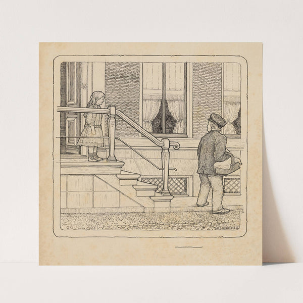 Trees en Dakhuis voor een rijtjeshuis by Albert Hemelman