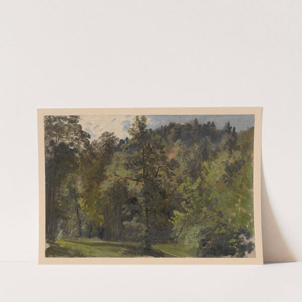 Trees in the Szczawnik valley (1850-1881) by Adolf Dressler