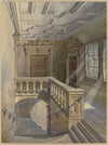 Treppe im Rathaus zu Würzburg