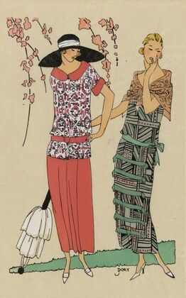 DEUX AMIES. – Deux robes simples…