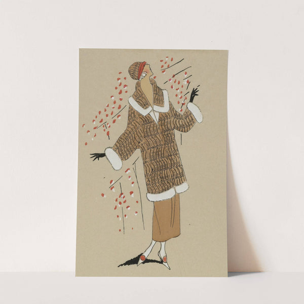 PLUIE DE FLEURS. / Ce manteau trois/quarts... by Anonymous