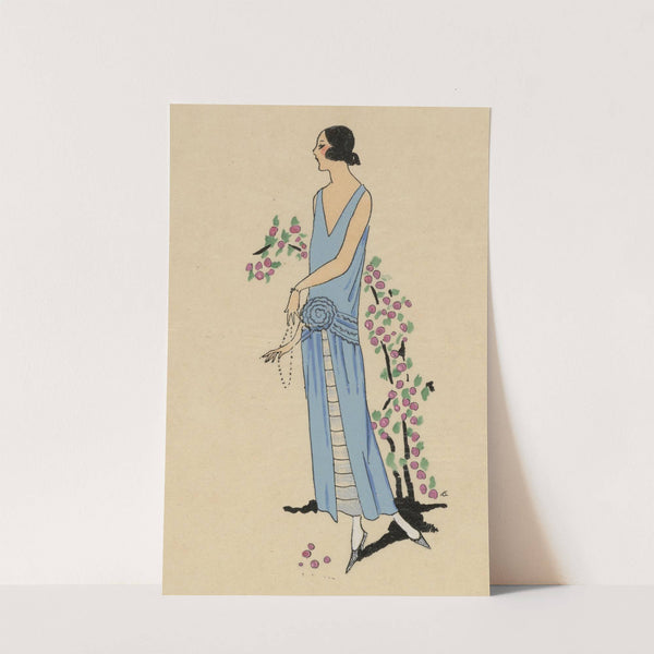 TURQUOISE. - Une étroite gaine de moire... by Anonymous