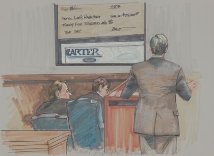 Trial of Blume Loe who was charged with defrauding the government.