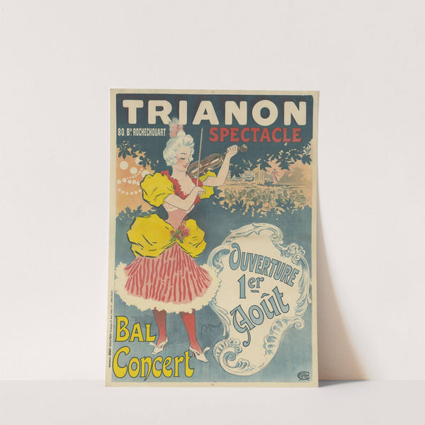 Trianon, 80 Bd Rochechouart. Spectacle. Bal. Concert (1897) by Georges Meunier
