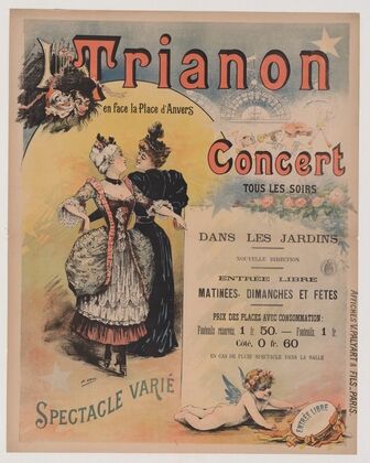 Trianon. Concert tous les soirs… spectacle varié (1895)