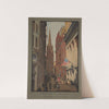 Trinity Church and Wall Street (1914) by Rachael Robinson Elmer
