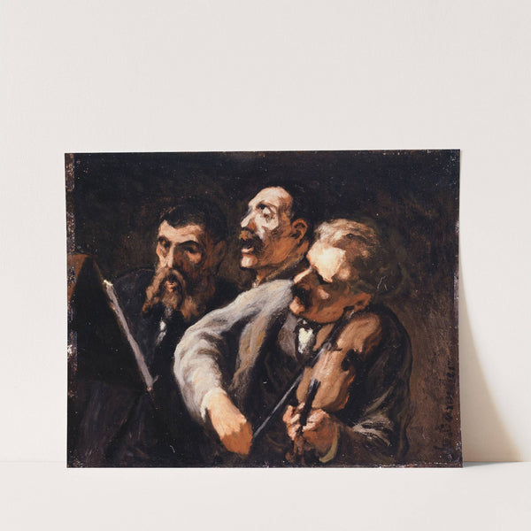 Trio d’amateurs (1863-1867) by Honoré Daumier
