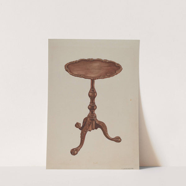 Tripod Table by A. Zaidenberg