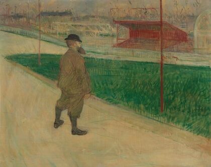 Tristan Bernard au Vélodrome Buffalo (1895)