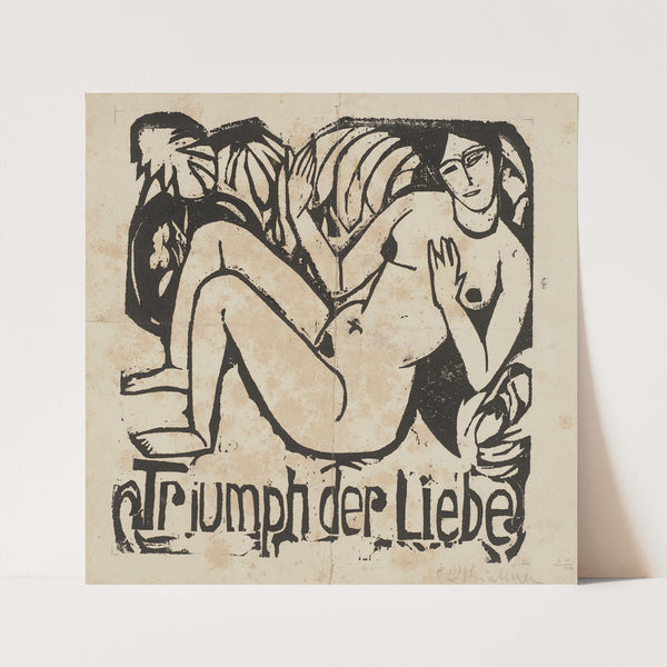 Triumph der Liebe (1912) by Ernst Ludwig Kirchner
