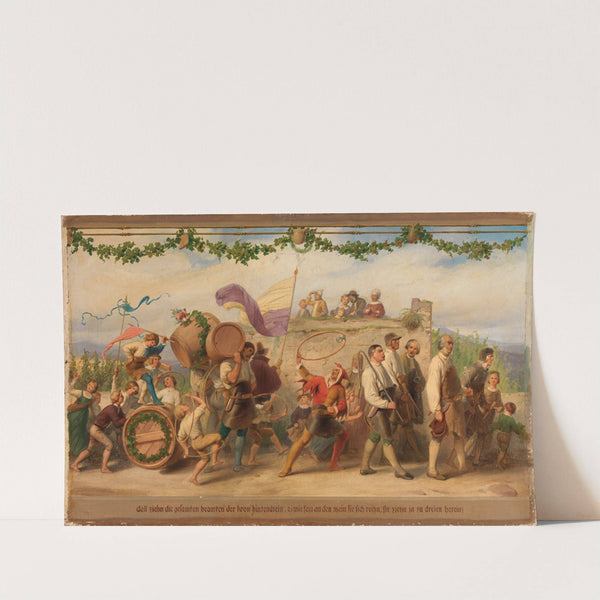 Triumph des Königs Wein, 3. Bild (after 1850) by Adolf Schrödter  