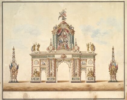Triumphal Arch, April 1814