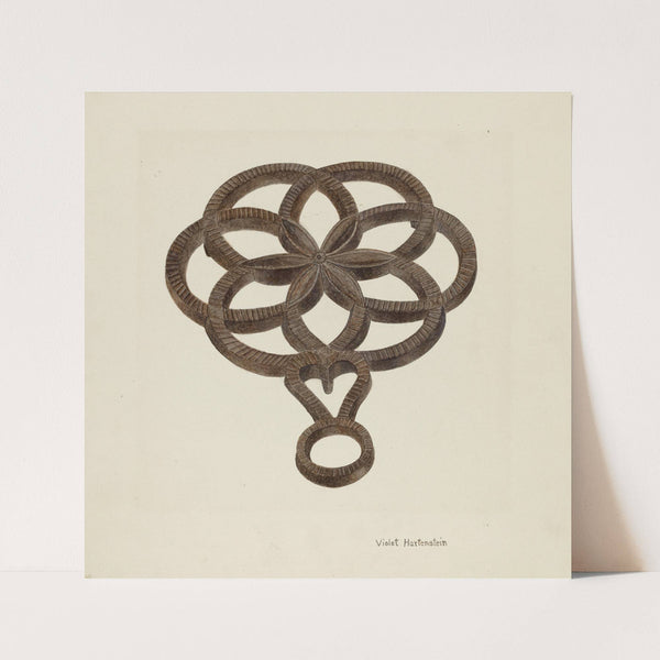 Trivet (c. 1942) by Violet Hartenstein