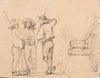 Trois bouviers et un chariot