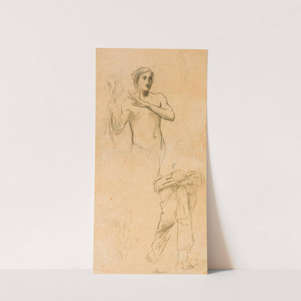 Trois études d’homme (Christ ou Prométhée) by Ary Ernest Renan