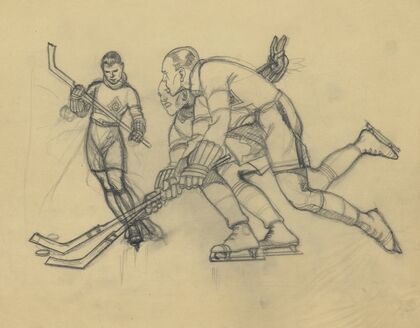 Trois joueurs de hockey (1920s)