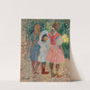 Trois petites filles au jardin, un matin d’été (circa 1903) by Henri Martin