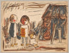 Troje dzieci ze snopkami (1932)