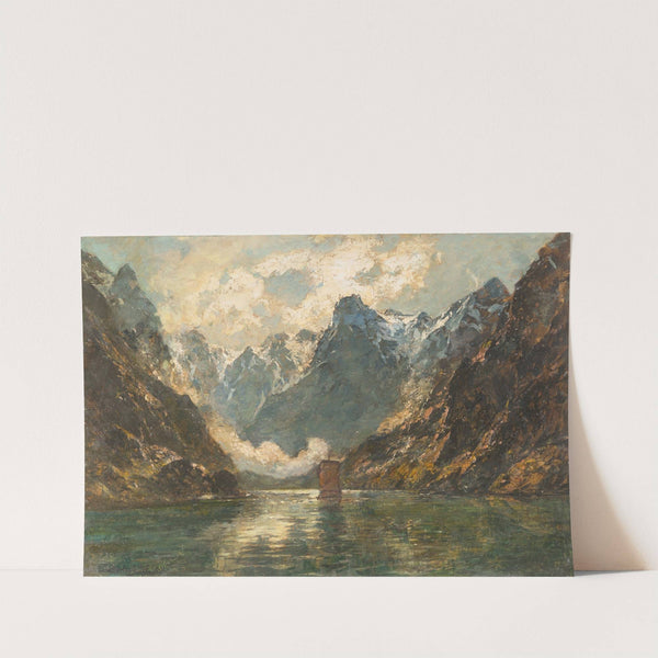 Troll Wall (Norway) by Carl August Heinrich Ferdinand Oesterley